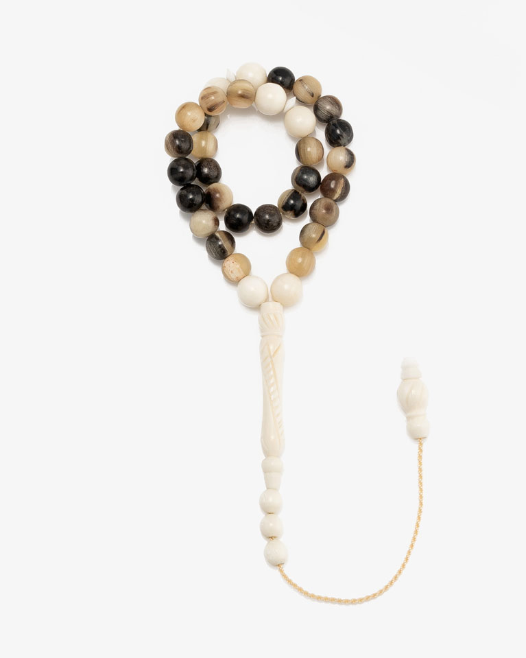 Buffalo horn ROSARY ROS416MC