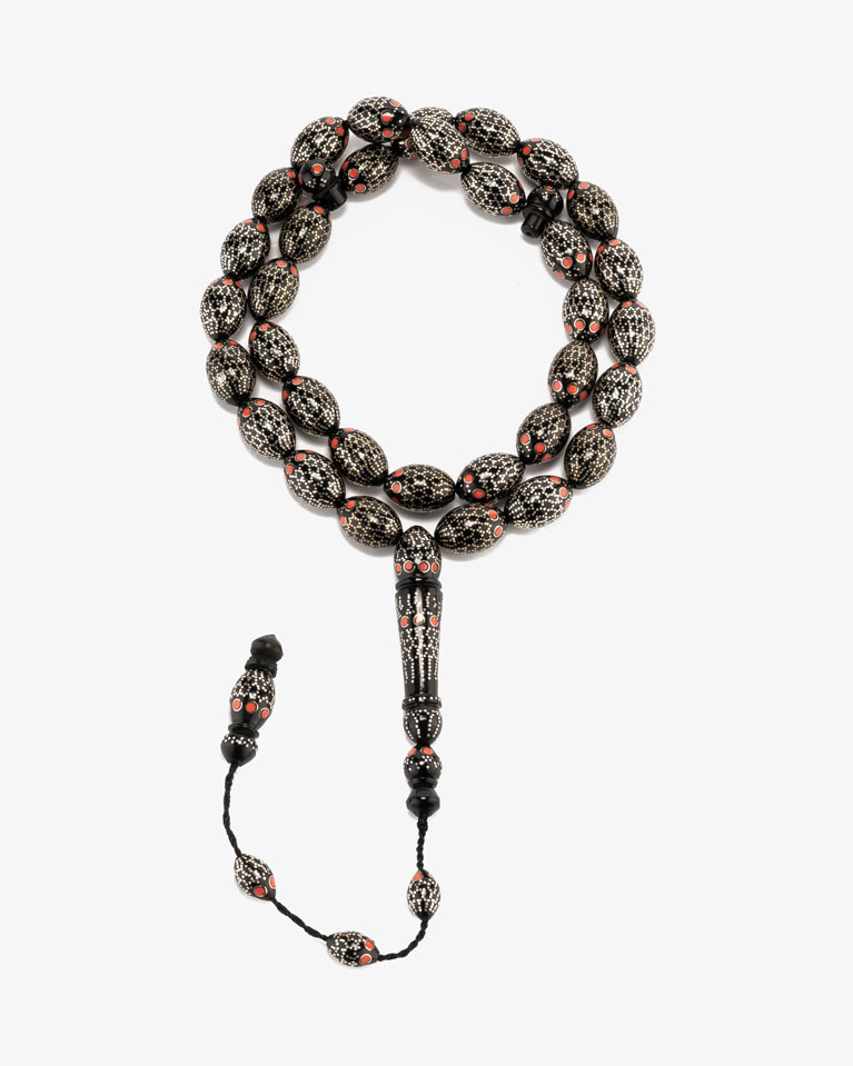 Cook rosary silver ROS422BK