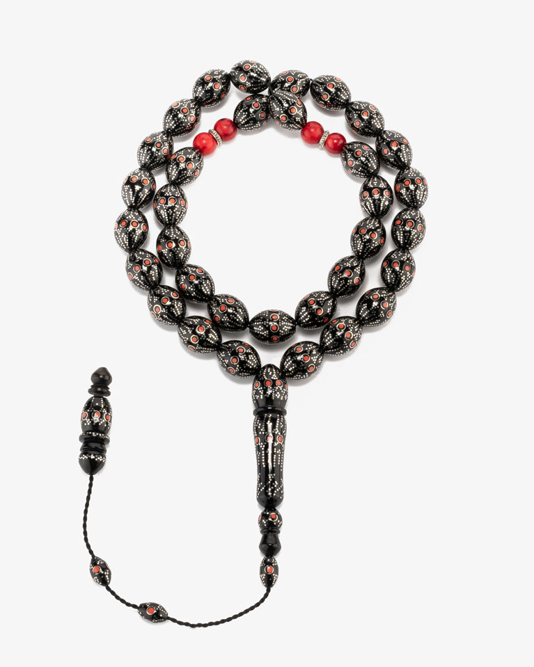 Cook rosary silver ROS423BK