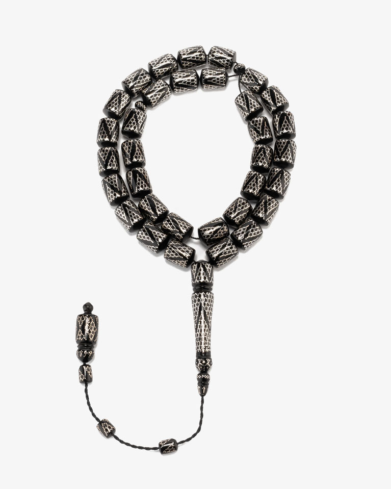 سبحة نادرة كوك وفضة