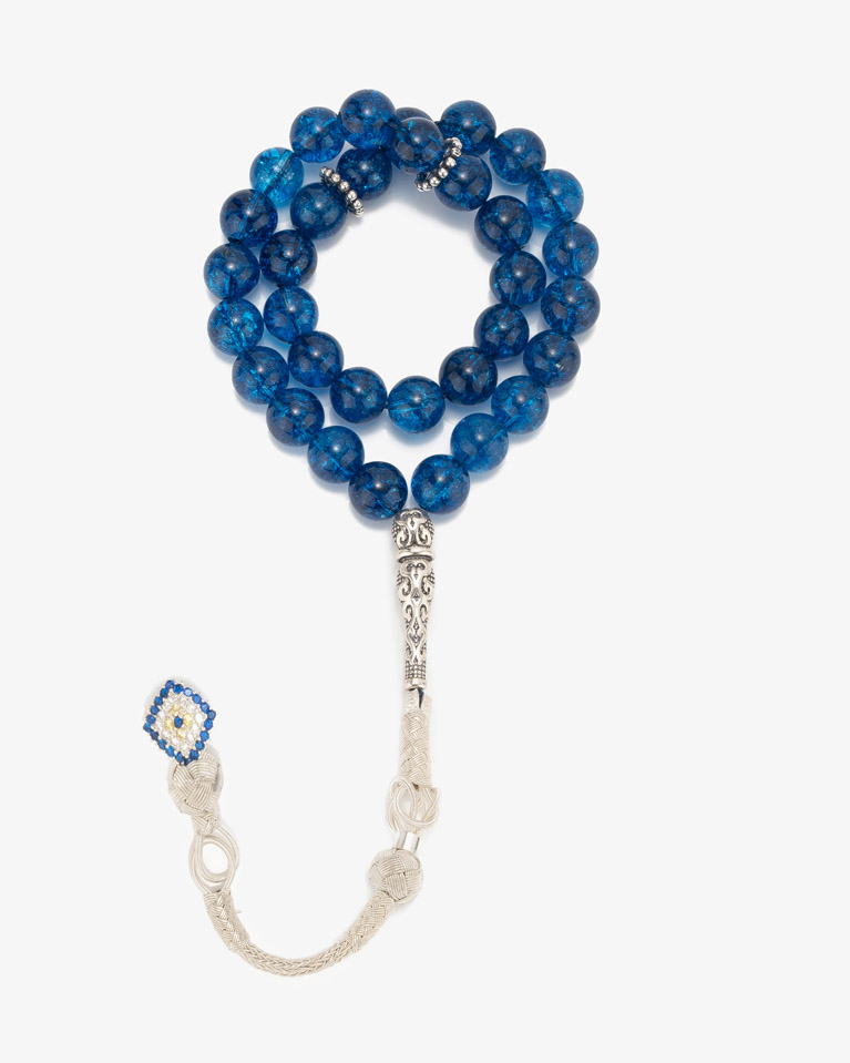 Quartz Blue Rosary ROS345BL