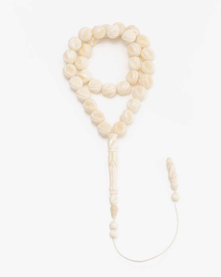 BONE ROSARY ROS410WT