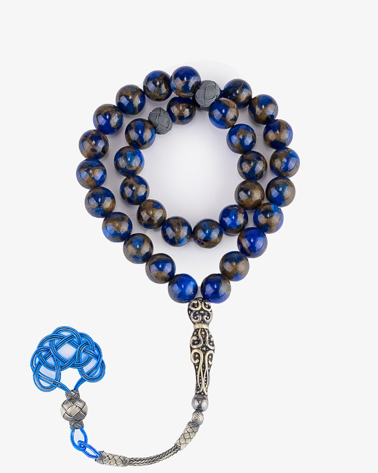 Cloisonne Stone Rosary ROS302BL