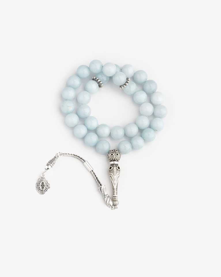 Aquamarine Rosary ROS210LB