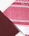 PR01R Pure rose Shemagh red