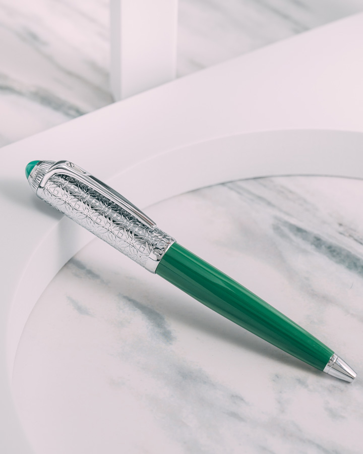 DAHNAG pen green & silver PEN900GN