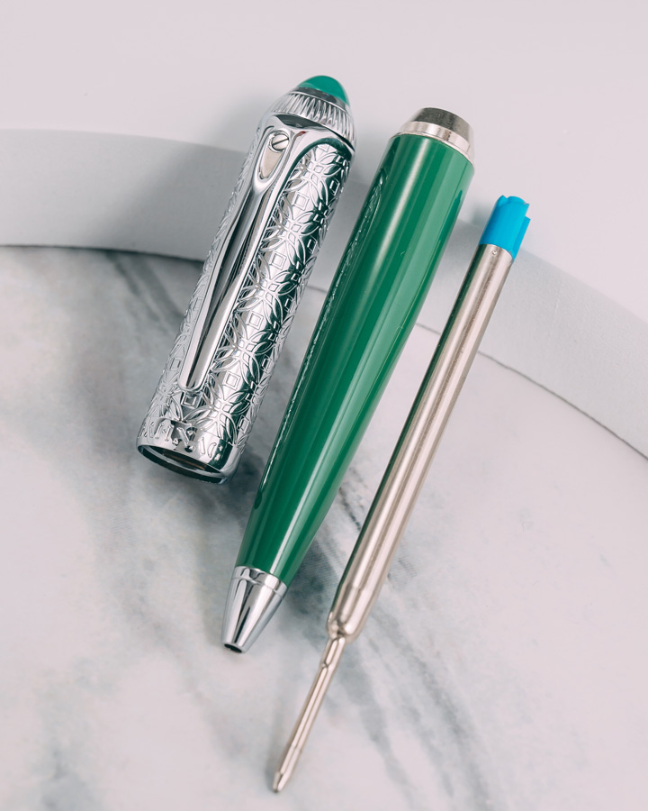DAHNAG pen green & silver PEN900GN