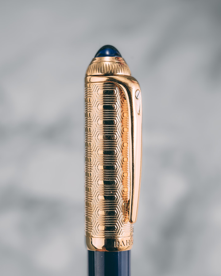 DAHNAG pen gold & navy PEN902NV