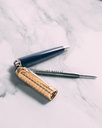 DAHNAG pen gold & navy PEN902NV