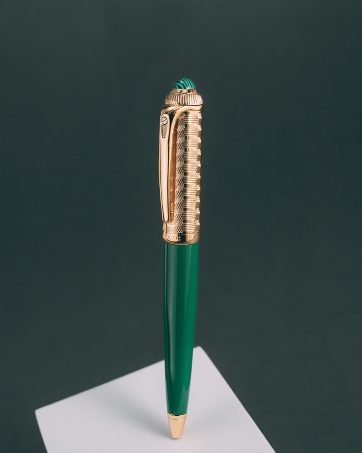 DAHNAG pen gold & green PEN904GN