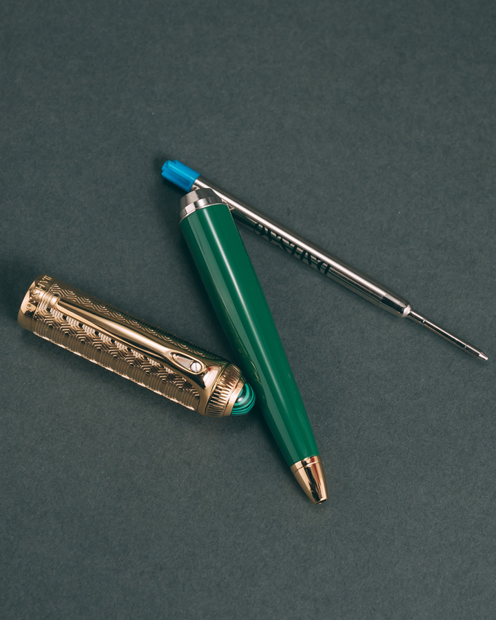 DAHNAG pen gold & green PEN904GN