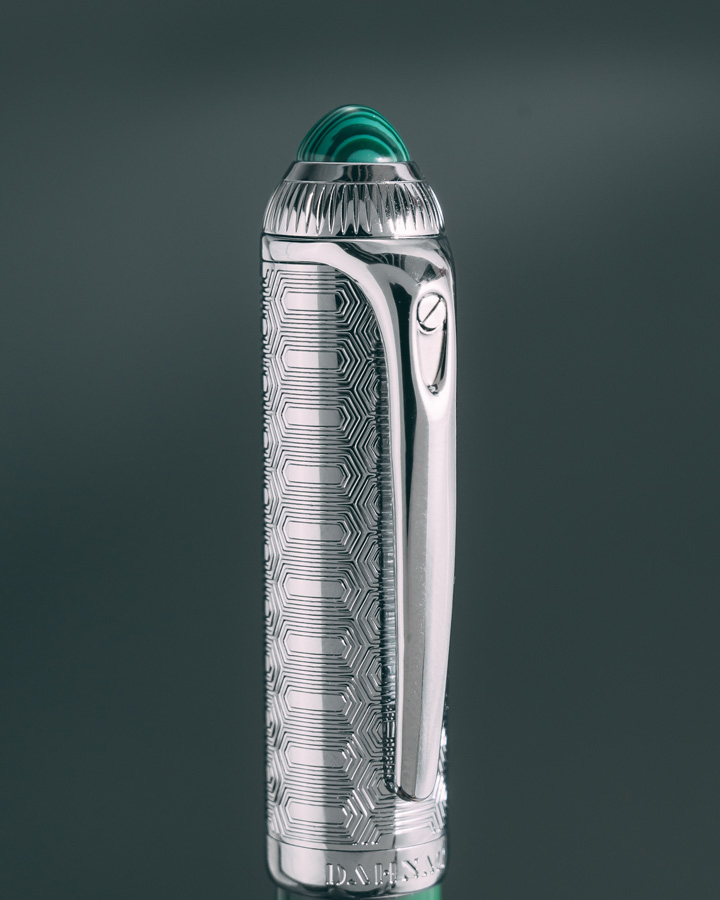 DAHNAG pen green & silver PEN906GN