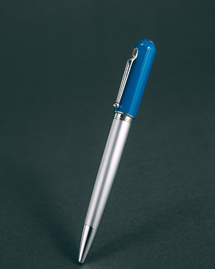 DAHNAG pen blue & silver PEN911BL