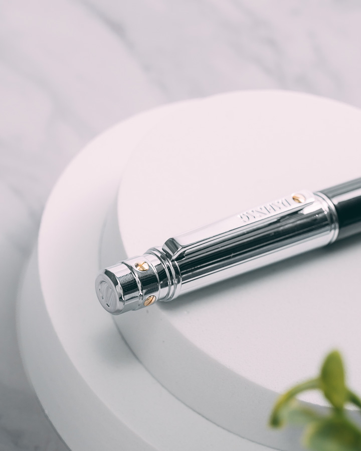 DAHNAG pen black & silver PEN914BK
