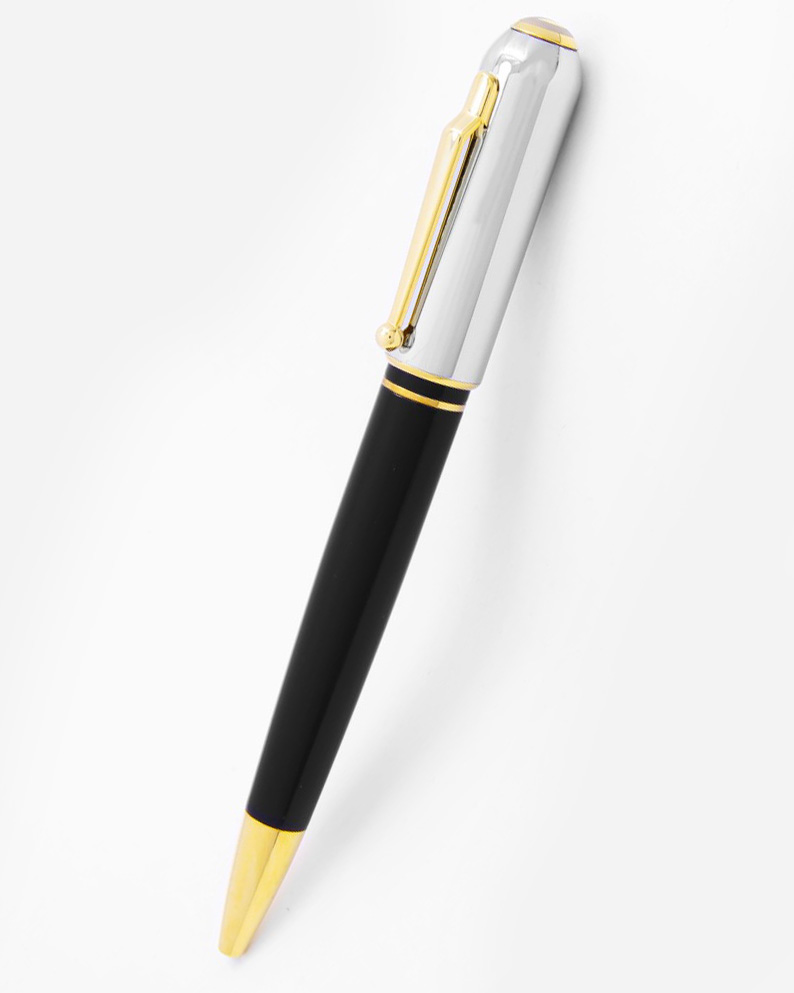 DAHNAG pen black & silver PEN912BK