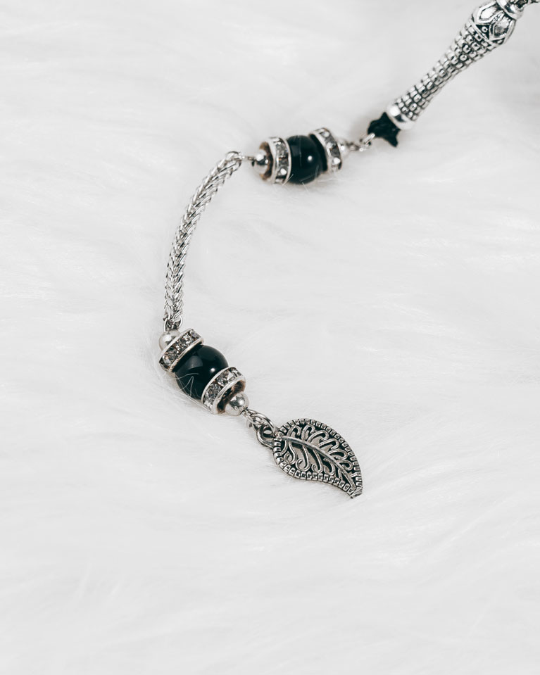 Natural stone rosary SEMROS2818BK