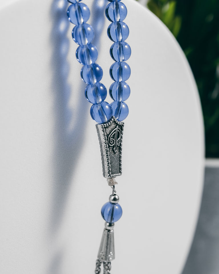 Natural stone rosary SEMROS2818BL