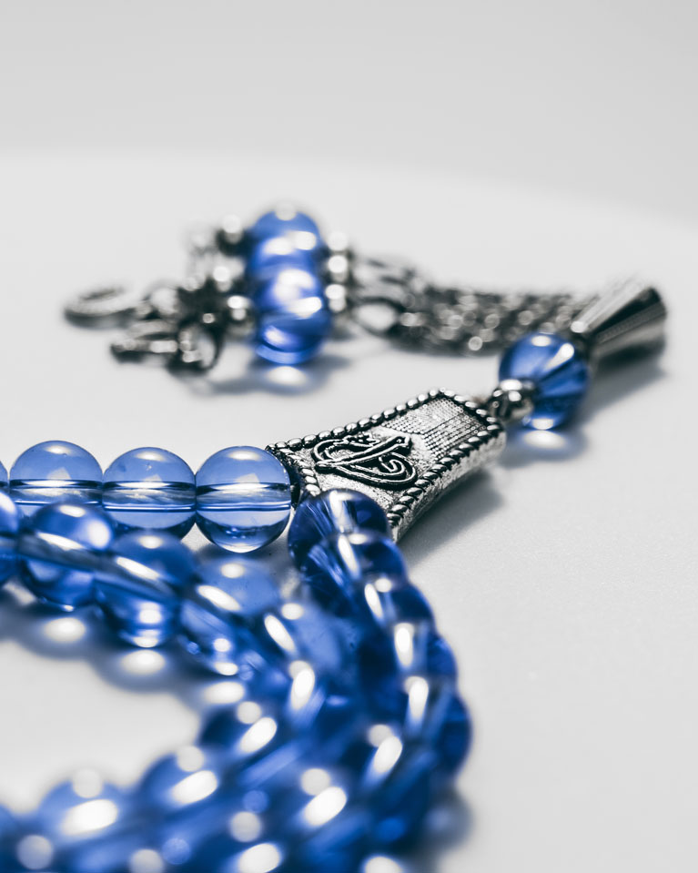 Natural stone rosary SEMROS2818BL