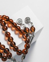 Natural stone rosary SEMROS2818BN
