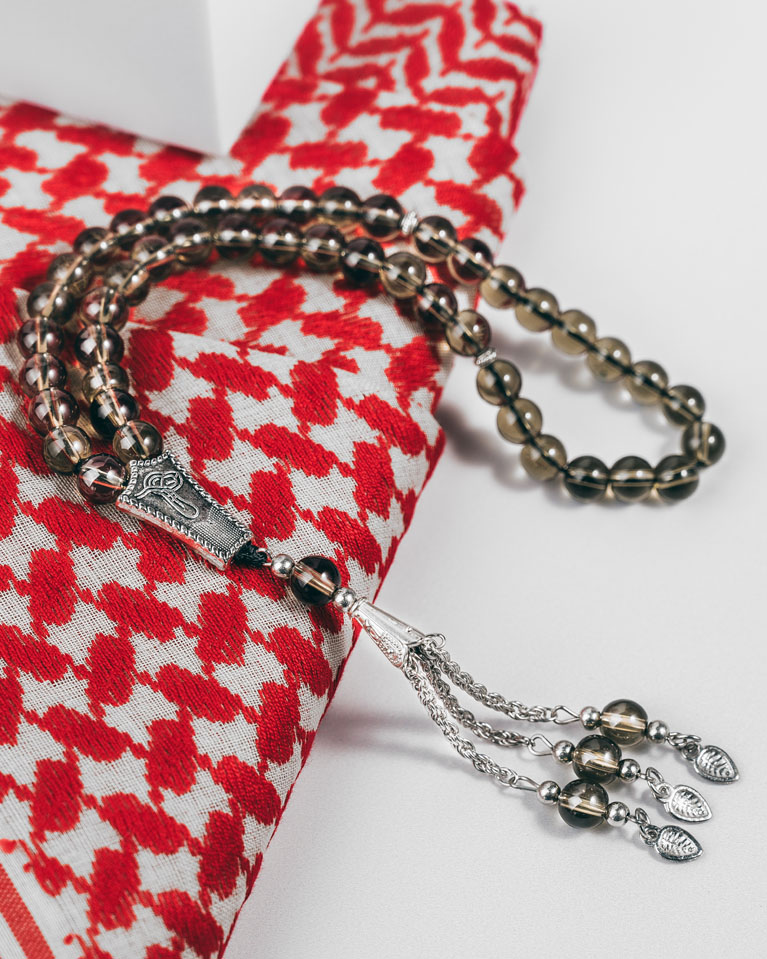 Natural stone rosary SEMROS2818GN