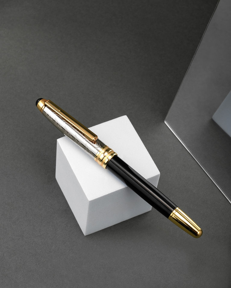 Men pen black & silver SEMPEN421MC