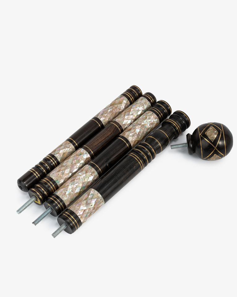 Canes Seashell Ebony Wood CAN006BN