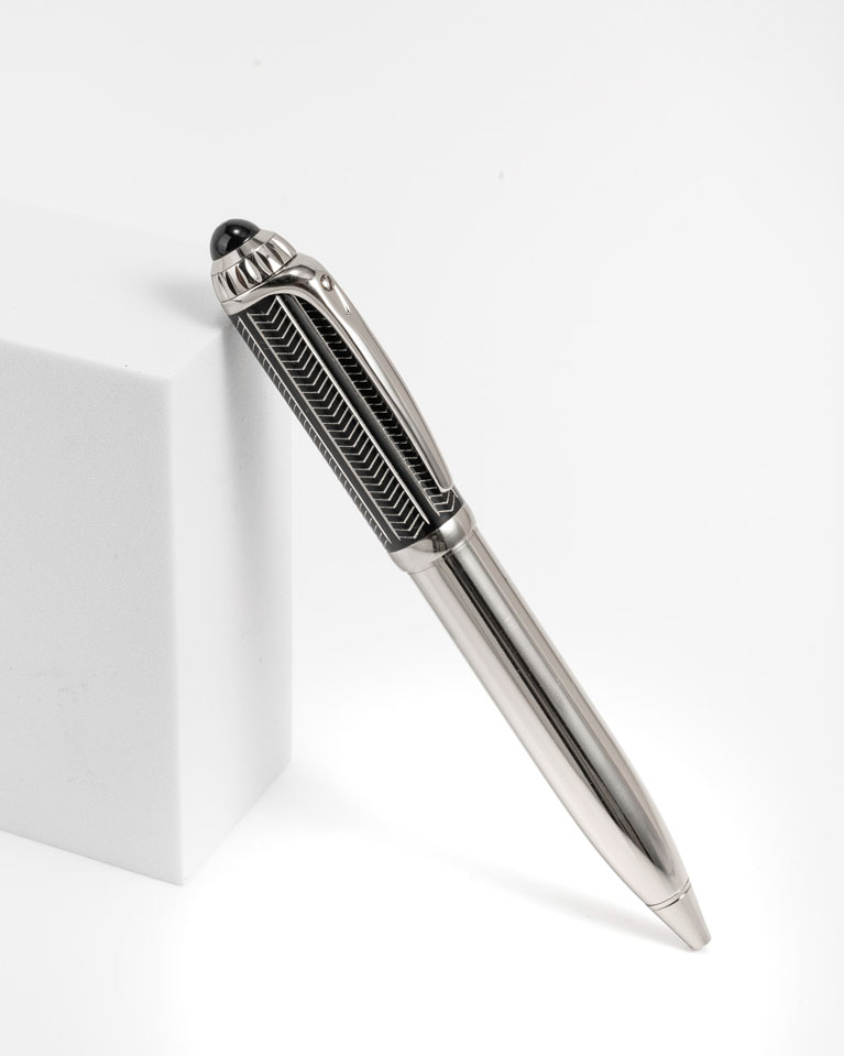 Men pen silver & black SEMPEN019SV