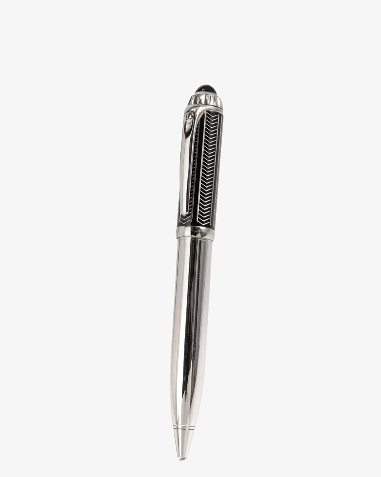 Men pen silver & black SEMPEN019SV