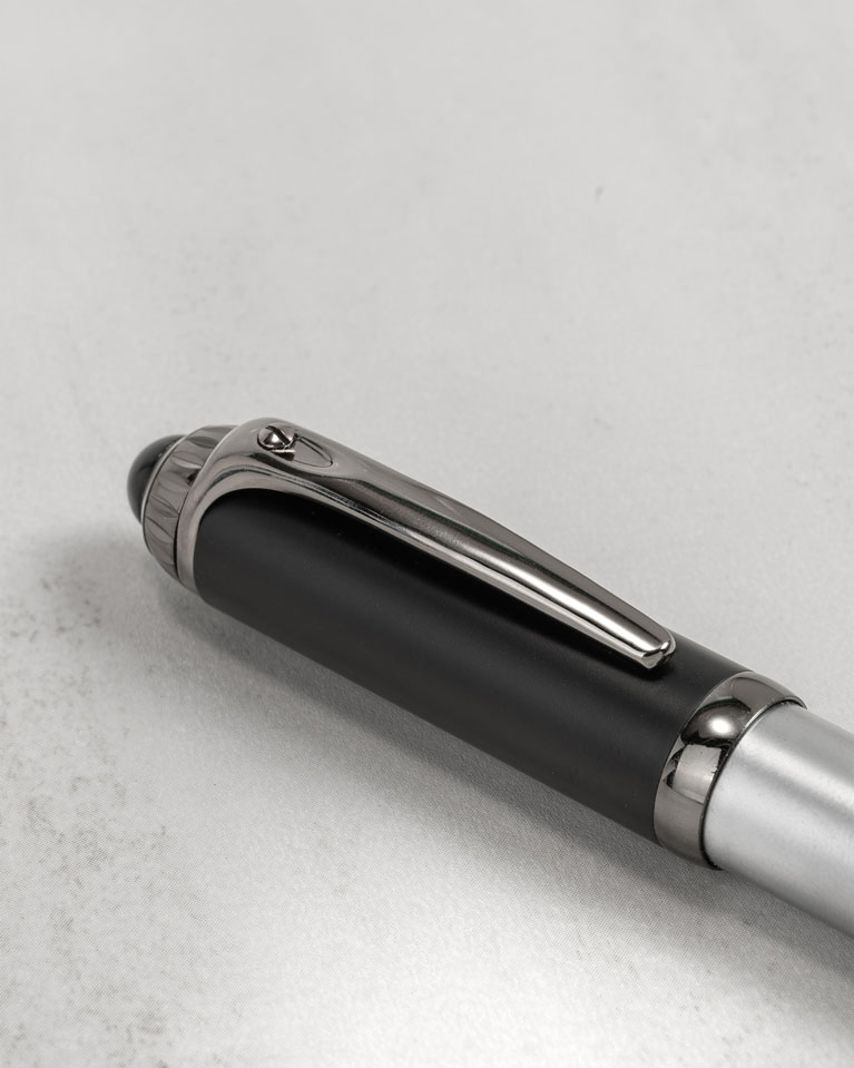 Men pen black & silver SEMPEN023BK