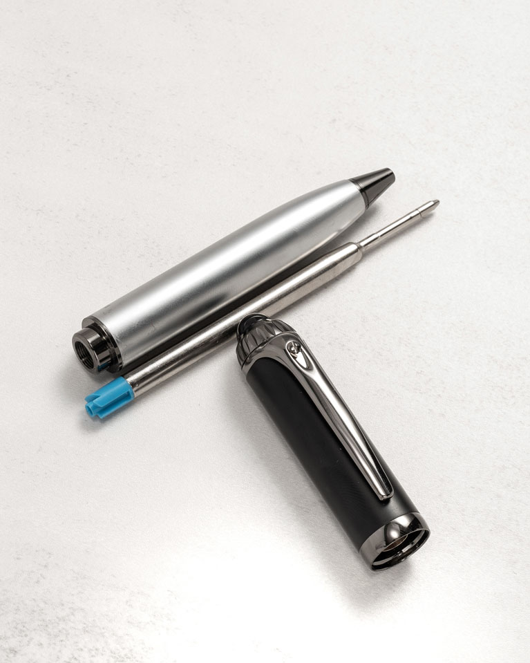 Men pen black & silver SEMPEN023BK