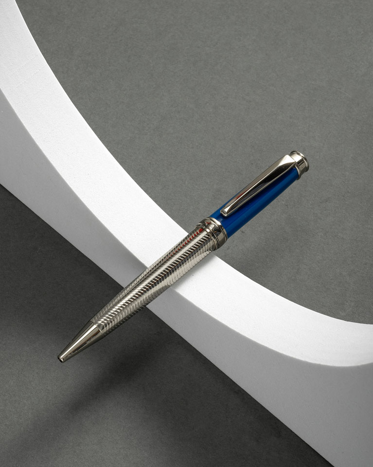 Men pen blue & silver SEMPEN001BL