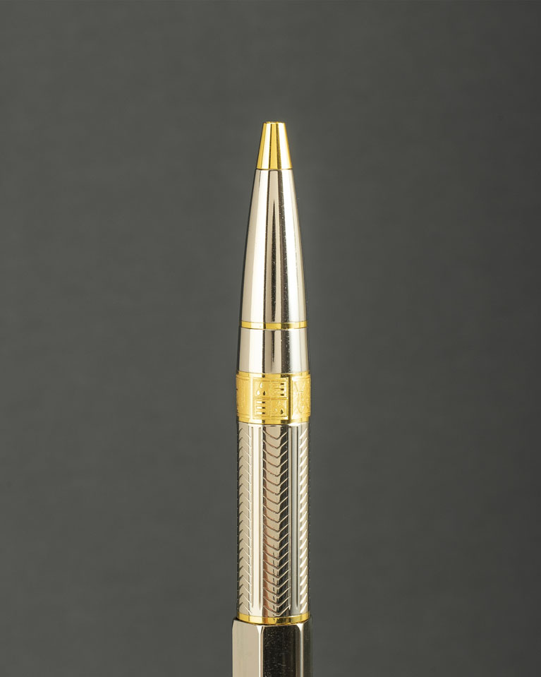 Men pen silver & gold SEMPEN006SV