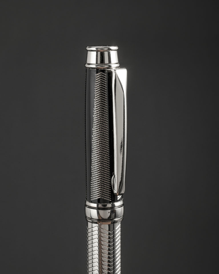 Men pen black & silver SEMPEN002BK