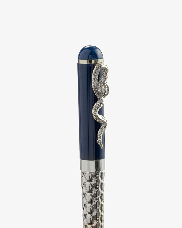 Pen & Cufflink blue Set SEMPEN029BL