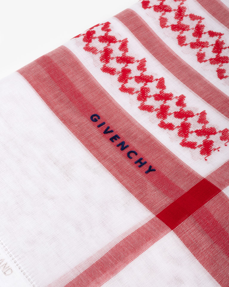 Givenchy shemag red 19 NAFGIV019RD