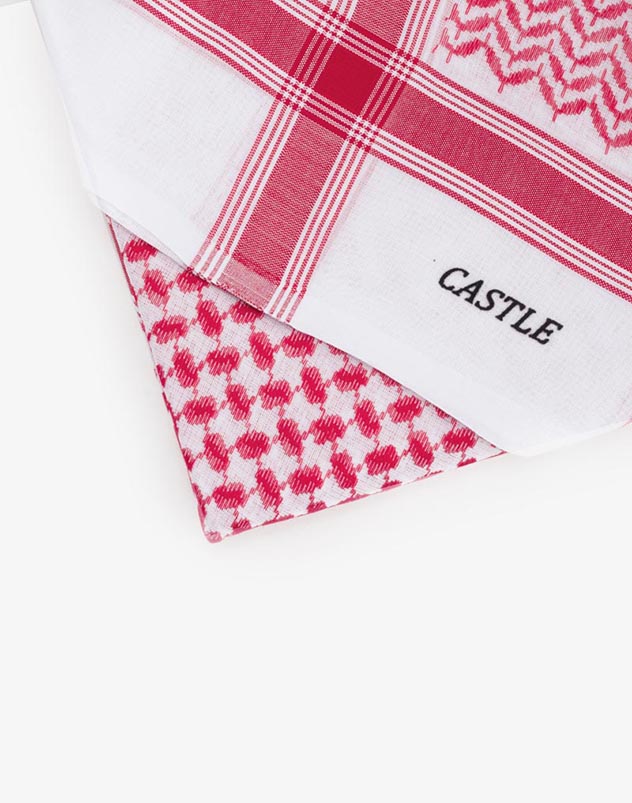 1143castle Shemagh red