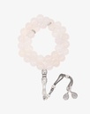 AGATE WHITE ROSARY ROS243WH