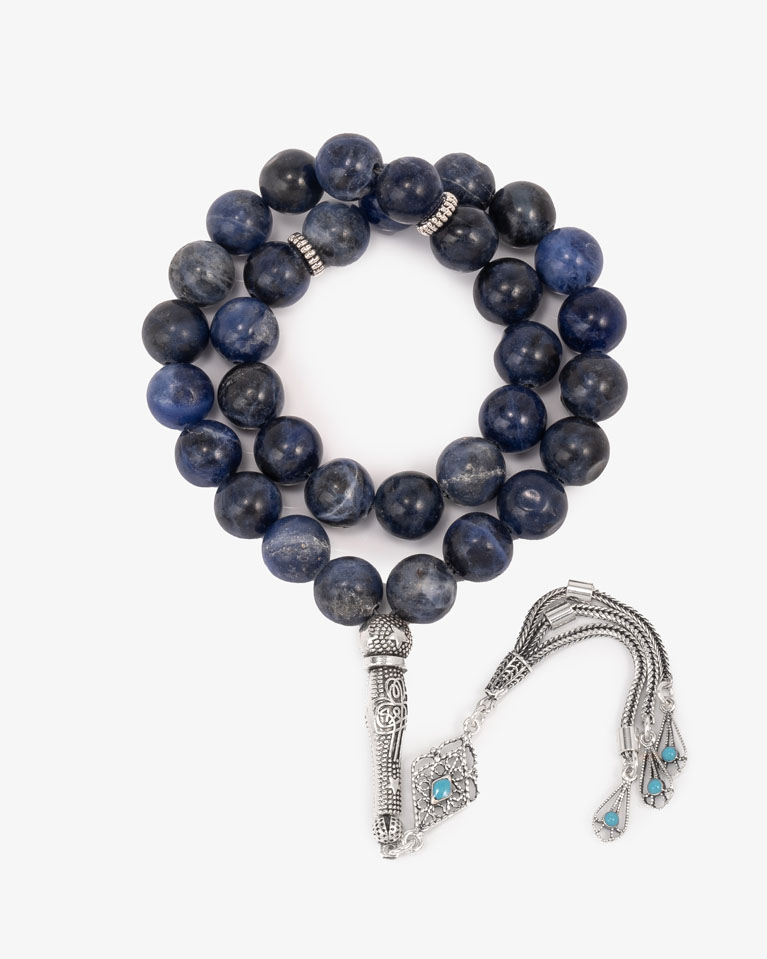 Sodalite stone Rosary ROS237BL