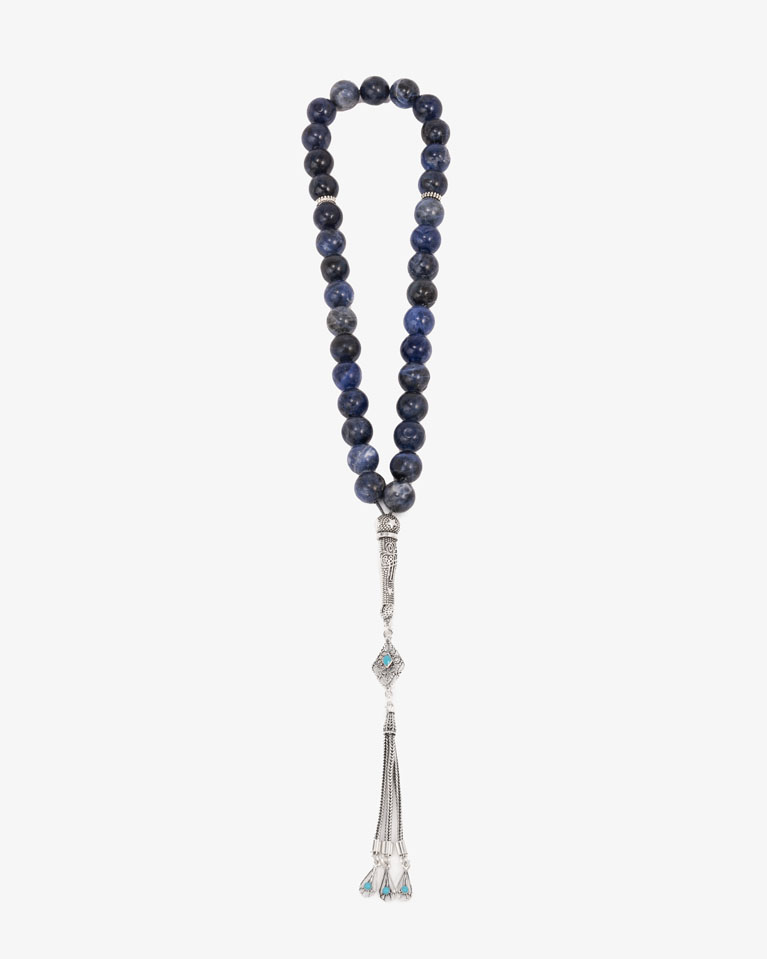 Sodalite stone Rosary ROS237BL