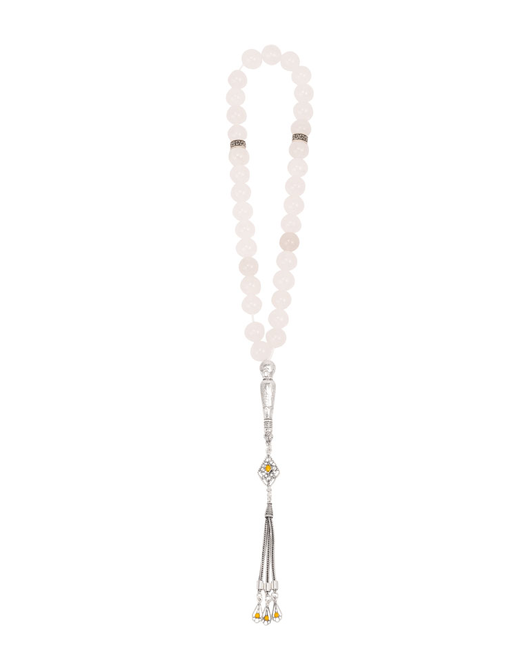 White Jade stone Rosary ROS230WH