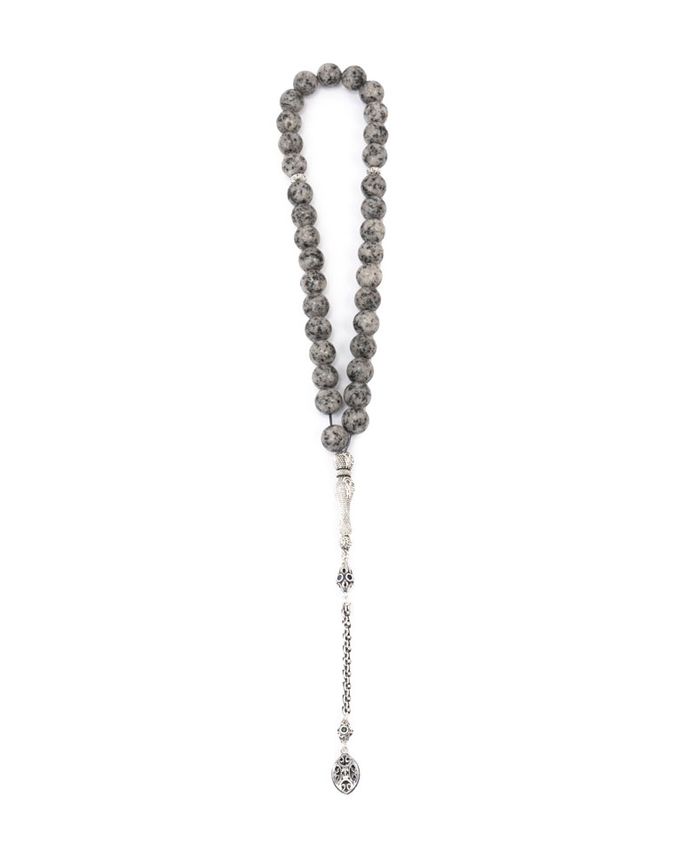 Sesame jasper stone rosary ROS236GY