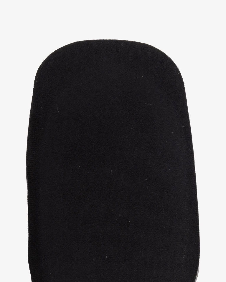 Silicon insole heel black SOL9004BK