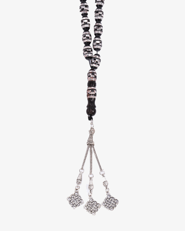 COOK WOOD BLACK ROSARY SEMROS101BK