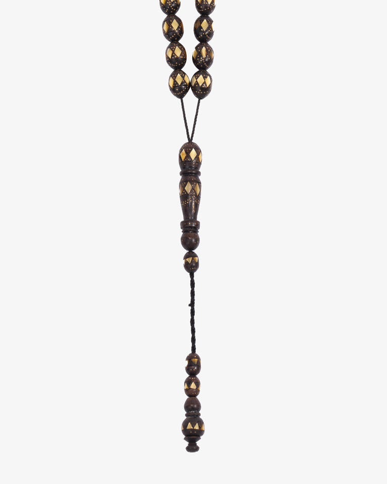 Cook wood brown rosary SEMROS102BN