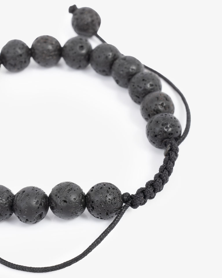 Hand bracelet balck for a man BRA005BK