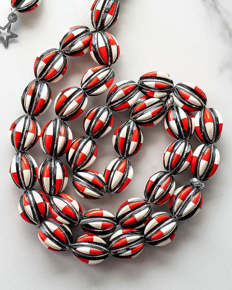 سبحة يسر فضة مرجان وعاج