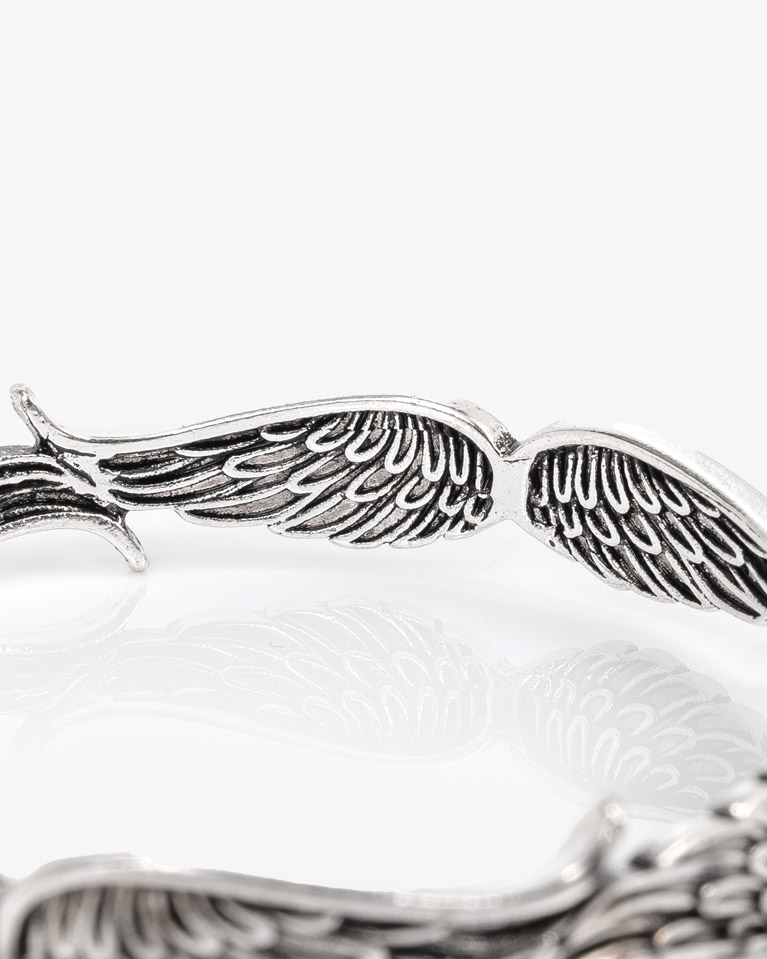 سوار معصم رجالي فضي