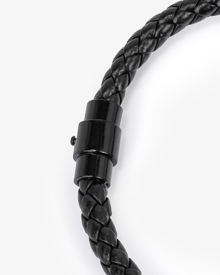 Hand bracelet balck for a man BRA019BK