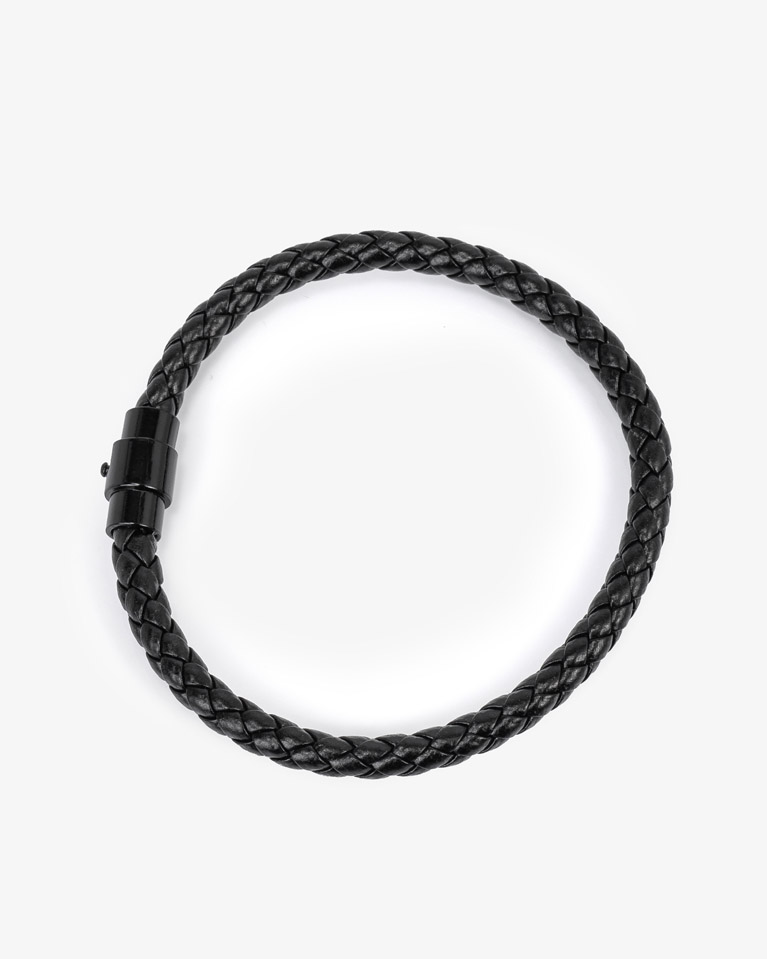 Hand bracelet balck for a man BRA019BK