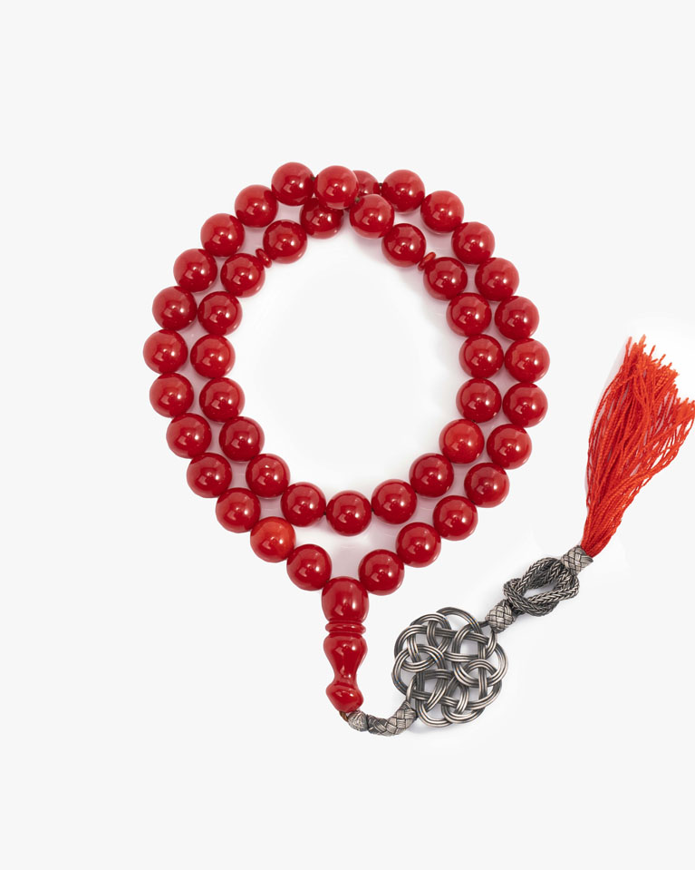 Sandalus red Rosary ROS608RD